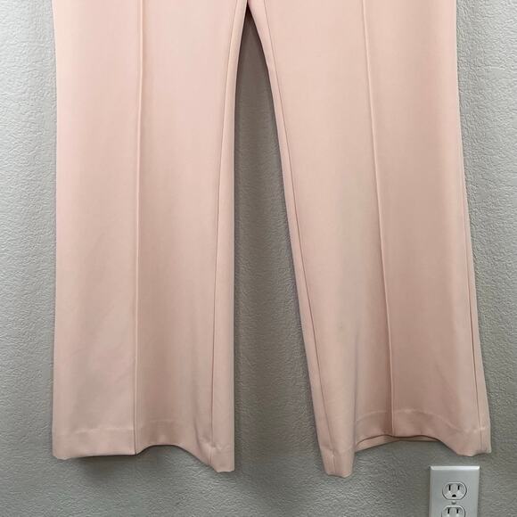DKNY Peach Pink High Rise Boot Cut Slim Leg Careerwear Trouser Pants 12  NWT - Picture 11 of 16